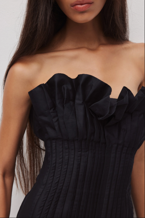 Aje Ivy Bubble Hem Dress Size 10