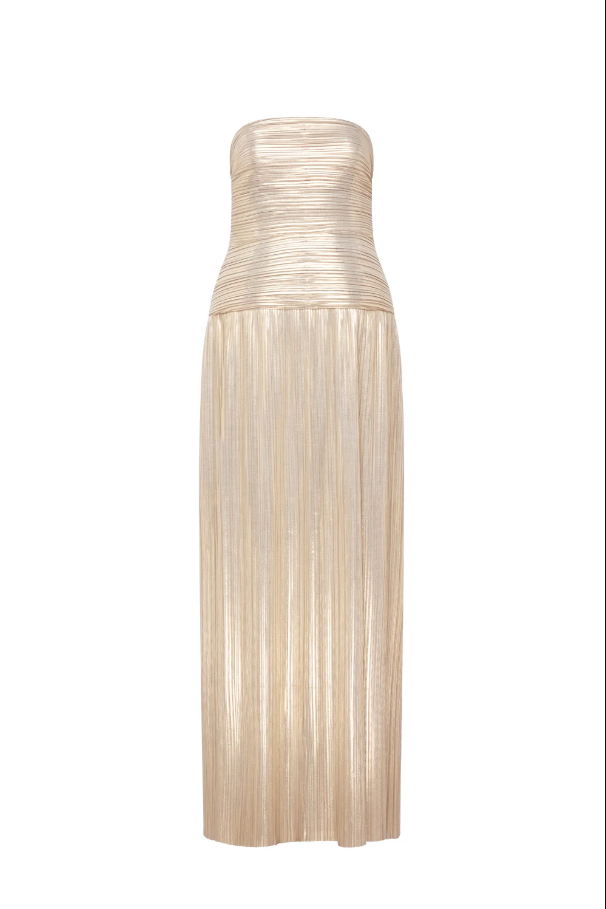 Manning Cartell Love and Lustre Dress Gold Size 8