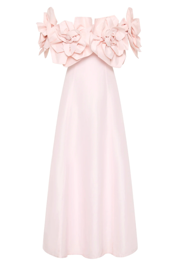 Aje Etta Gown Pink Size 14