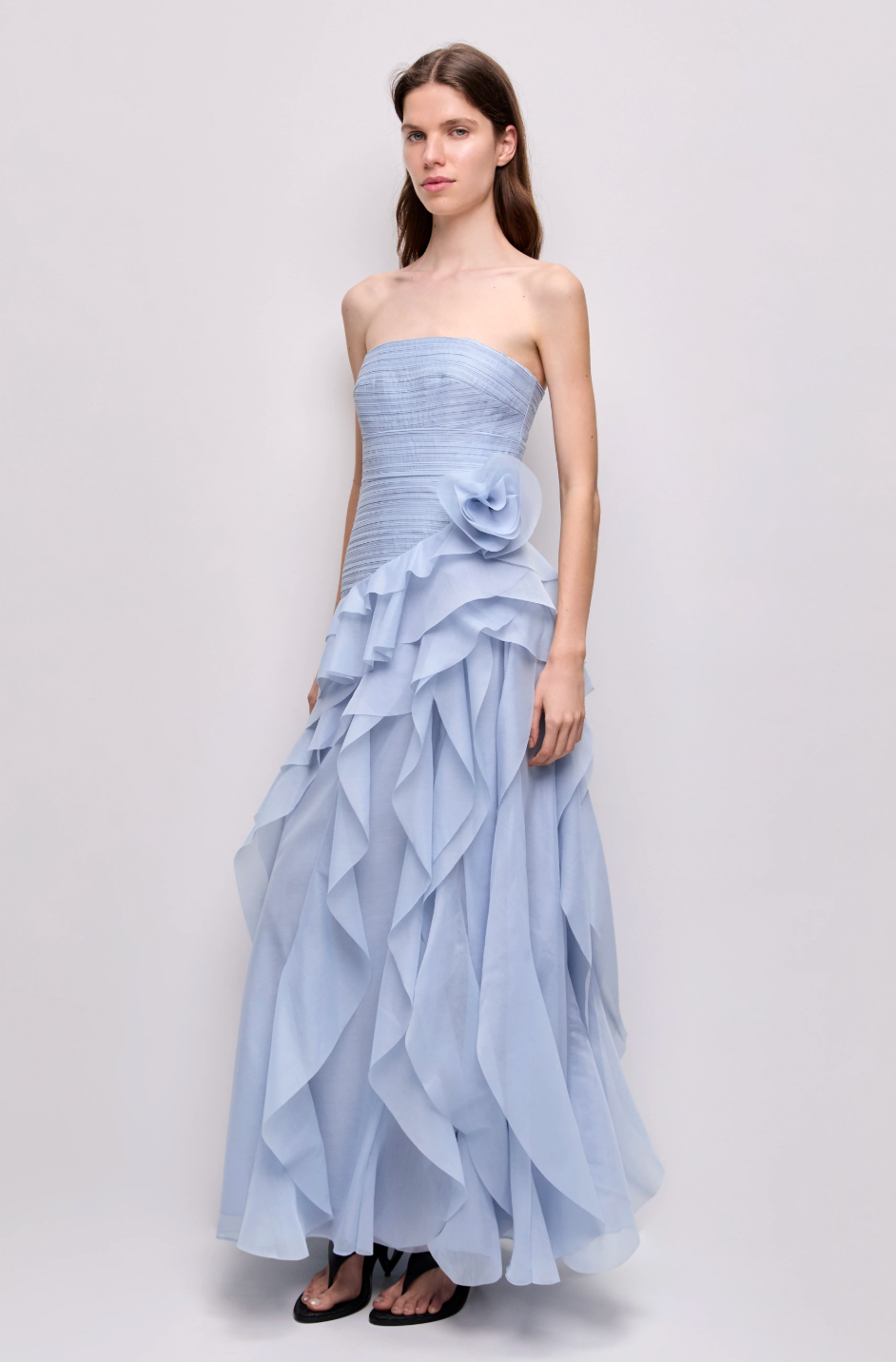 Aje Canyon Gown Blue Size 10