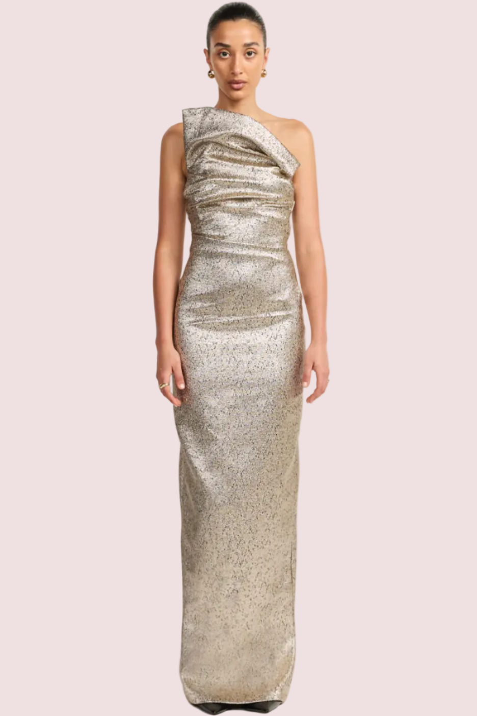 Tojha Tacoma Dress Gold Size 12