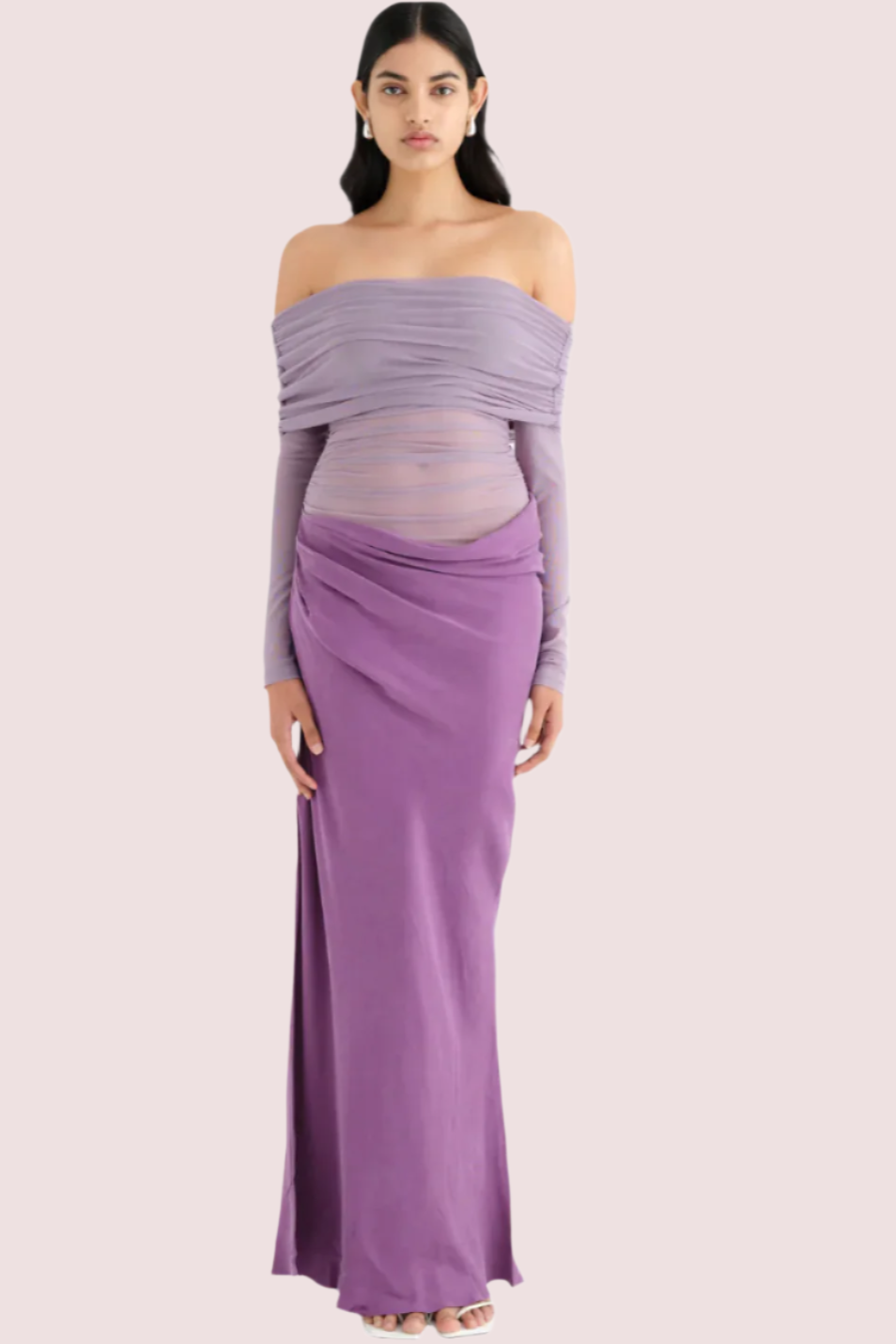 Theory deals Purple Louni Dress Sz 8