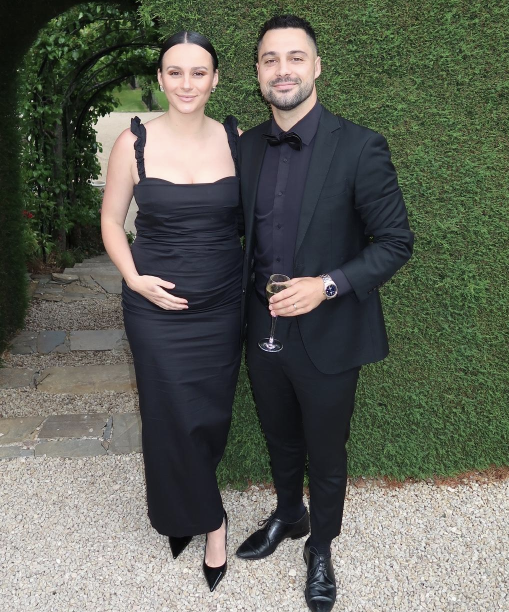 SIR The Label Azul Balconette Gown Black Size 12