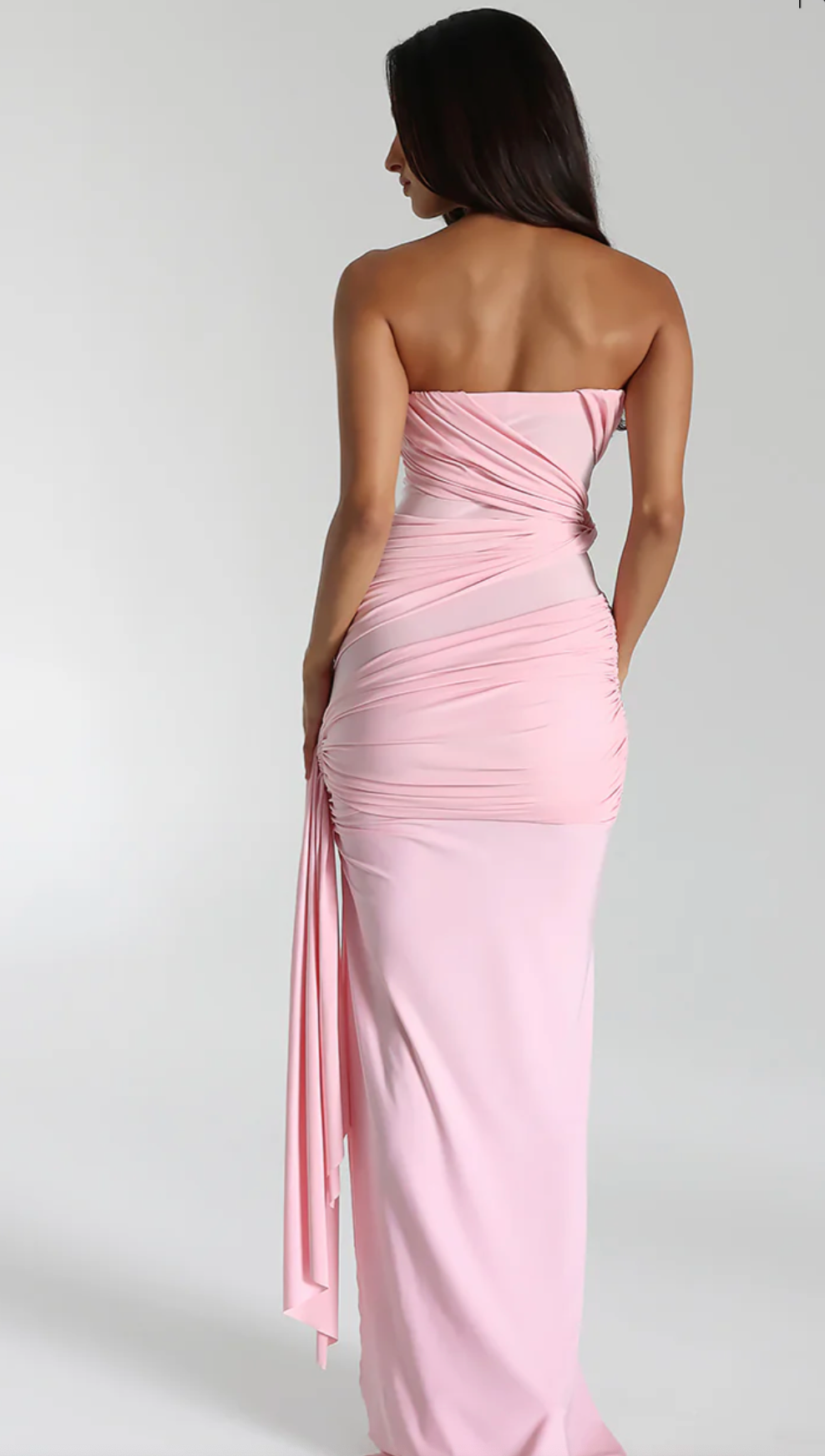 Natalie Rolt Miranda Gown Blossom Pink Size 8 (
