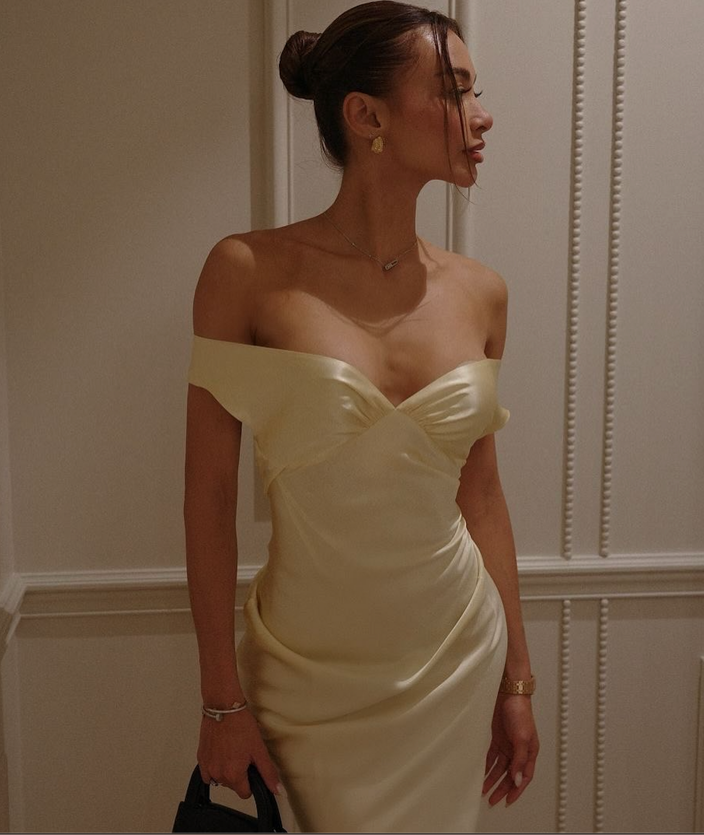 Natalie Rolt Bridget Dress Lemon Yellow Size 8