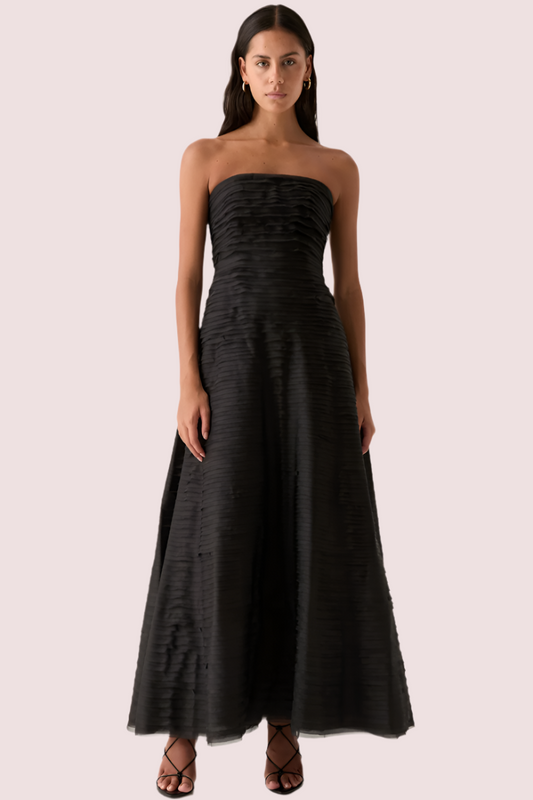 Aje Soundscape Maxi Dress Black Size 8,10,12