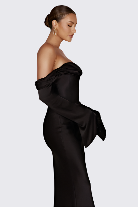 Meshki Giselle Off Shoulder Black Size 8