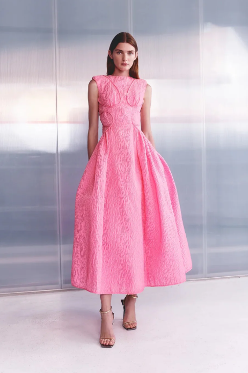 Rachel Gilbert Celia Dress Pink Size 10