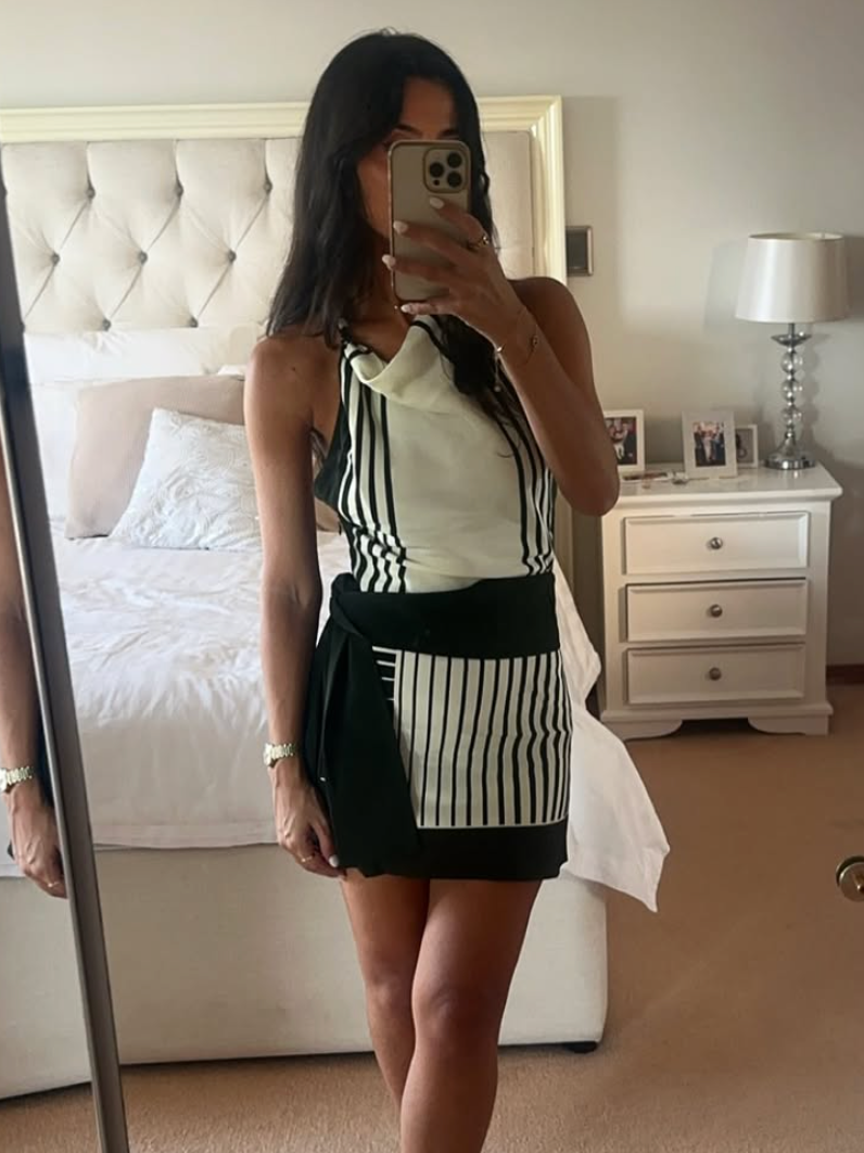 SIR The Label Leilana Mini Dress Green Size 8,10