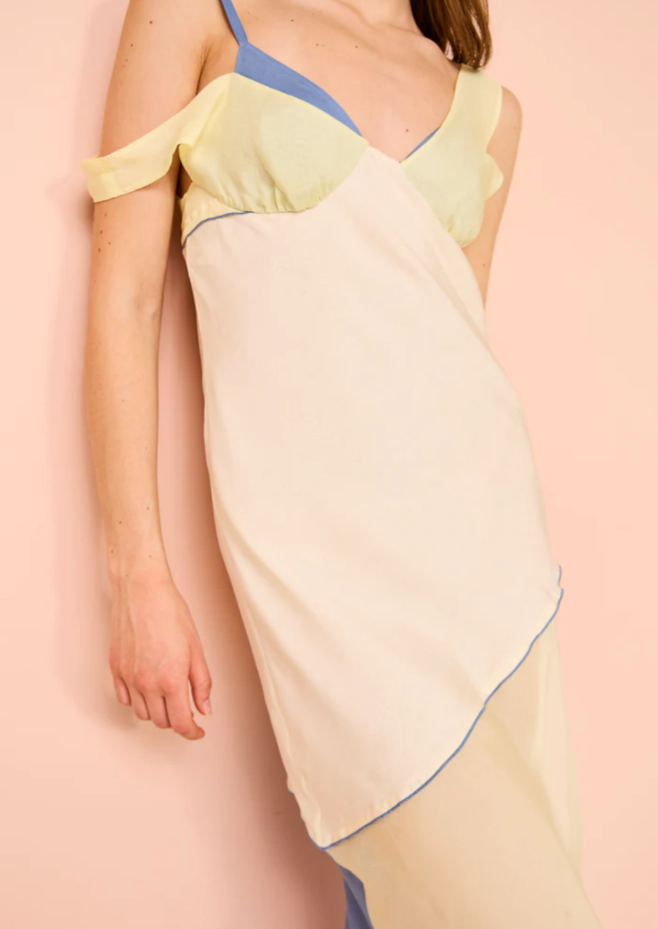SIR The Label Thames Splice Midi Dress Size 8,10,12