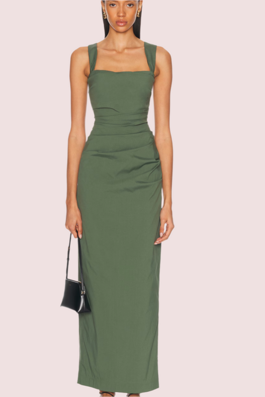 SIR The Label Floreat Gown Green Size 8