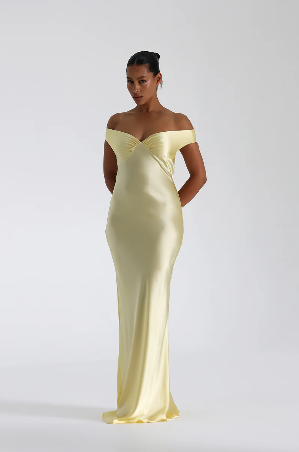 Natalie Rolt Bridget Dress - Yellow Size 6