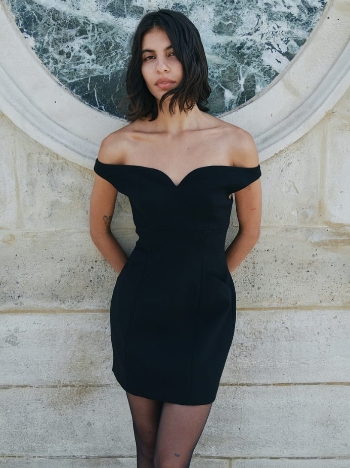 Henne Tallulah Mini Dress Black Size 8,10
