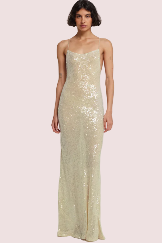 rat and boa gold dress Rat & Boa - Lumina Dress