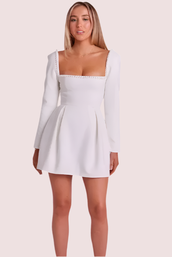 Odd Muse Ultimate Muse Dress White Size M/L – lonedresshire Odd Muse Ultimate Muse Dress White Size M/L – lonedresshire
