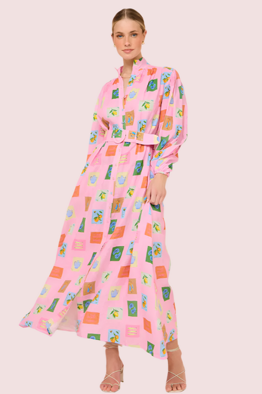 Palm Noosa Noddy Dress Pink Emblem Size 8