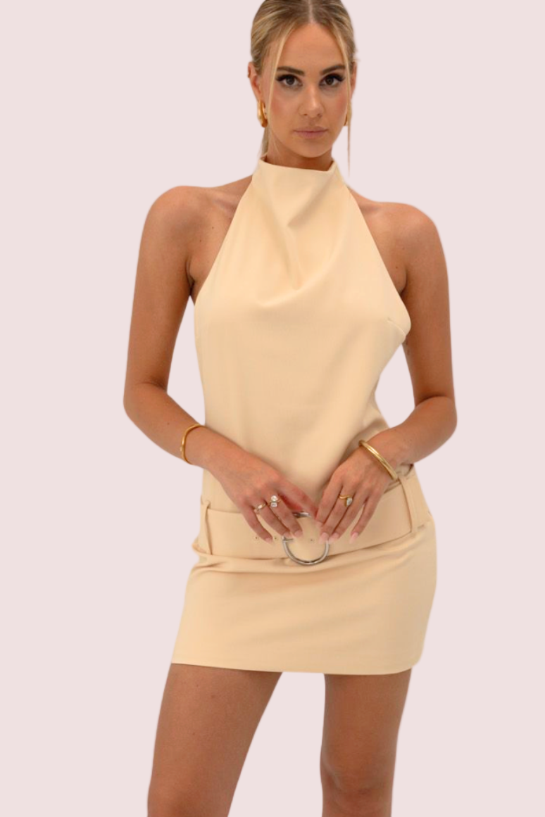 Sir the Label Sabina Belted Mini Dress Size 8,10