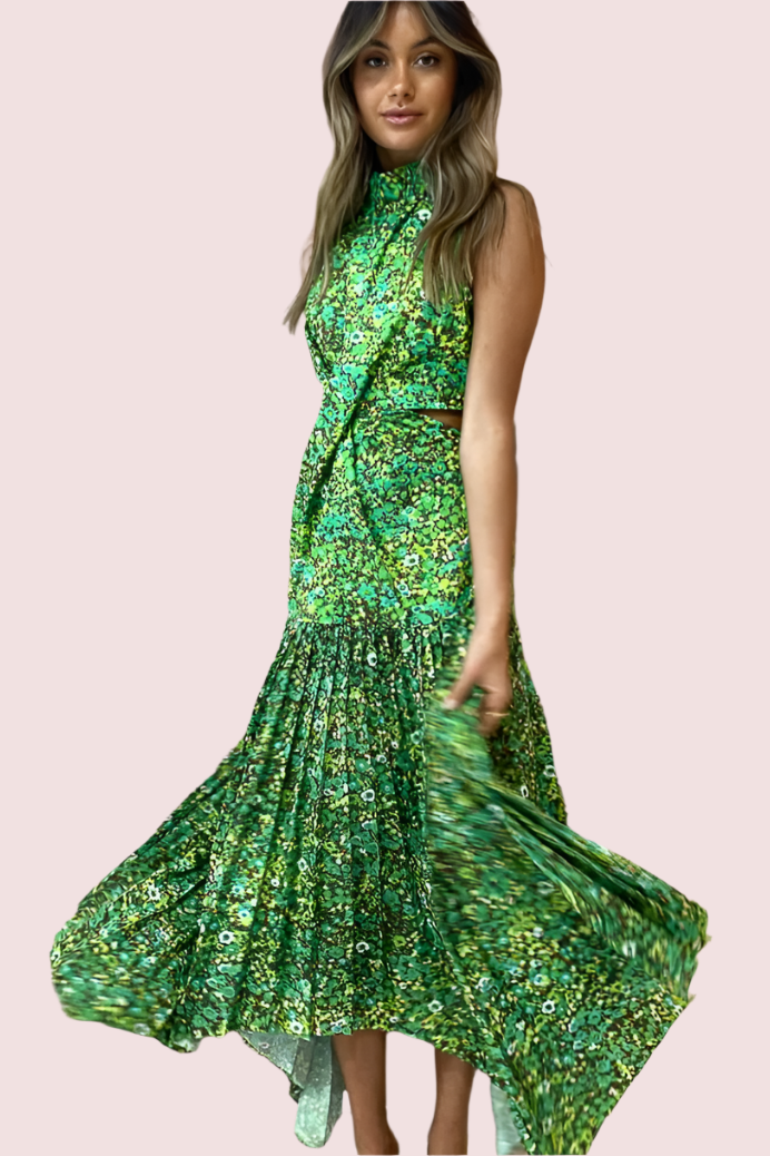 Green dress size sales 6