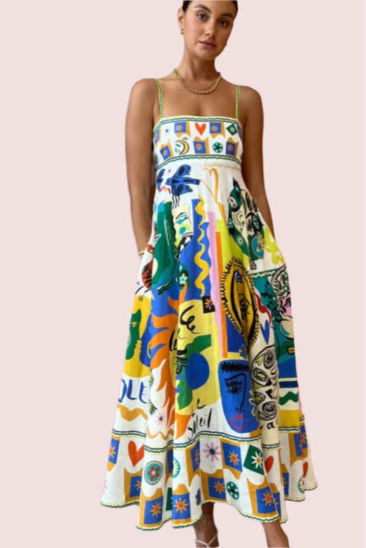 Alemais Soleil Sun Dress Size 10