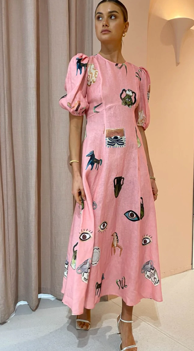 Alemais Cleo Midi Dress Size 8,10,12