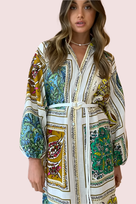 Alemais Delphine Shirt Dress Size 8