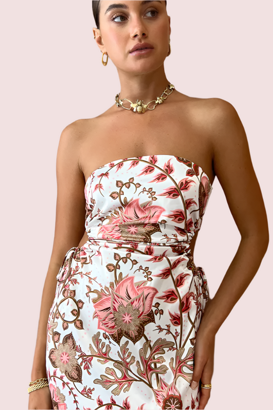 Sonya Moda Dima Gown Paisley Print Size 8