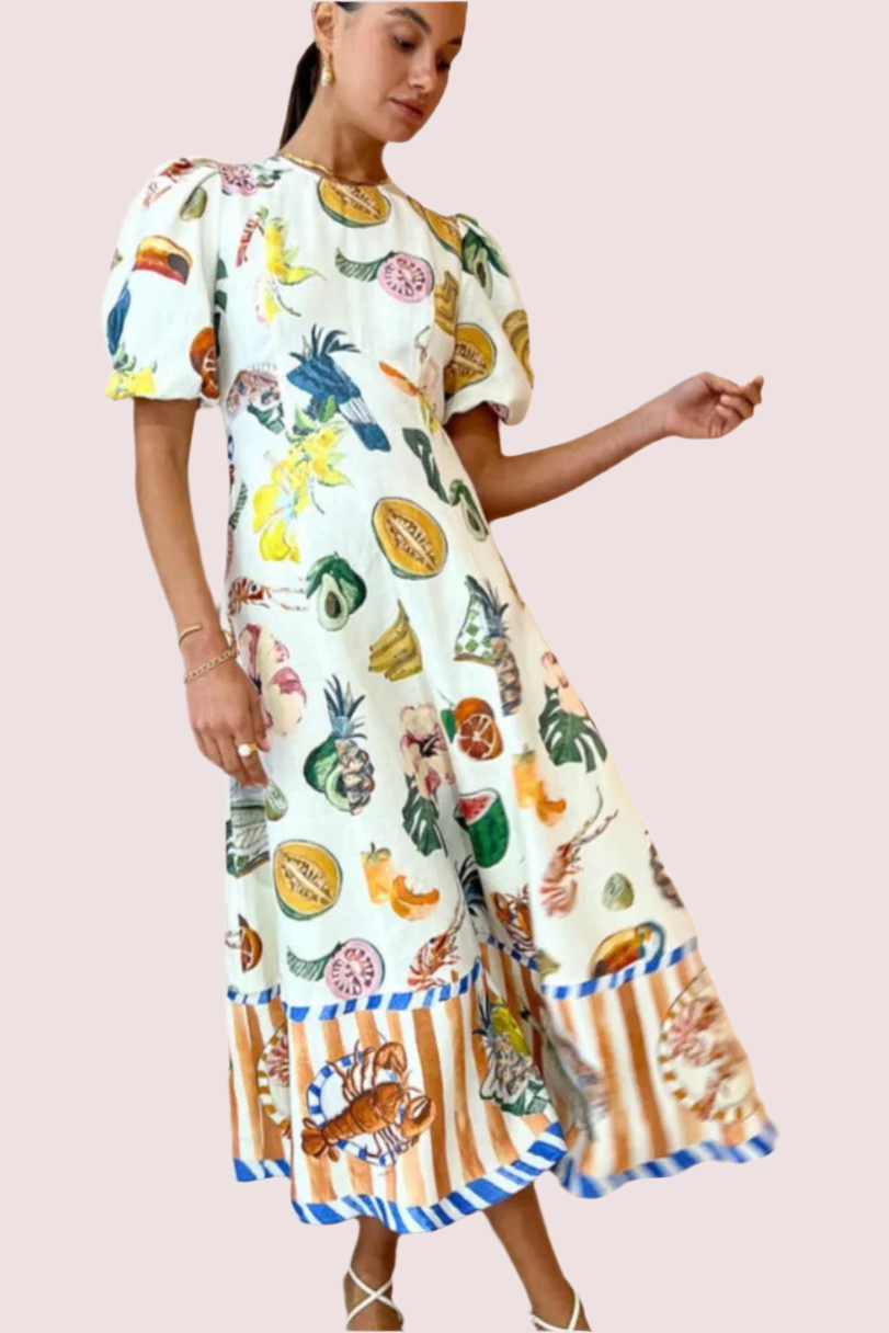Alemais Theo Midi Dress Size 10