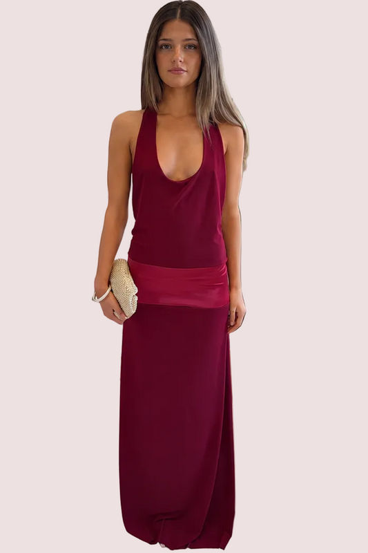 La Marie Serena Dress Ruby Size 6,8