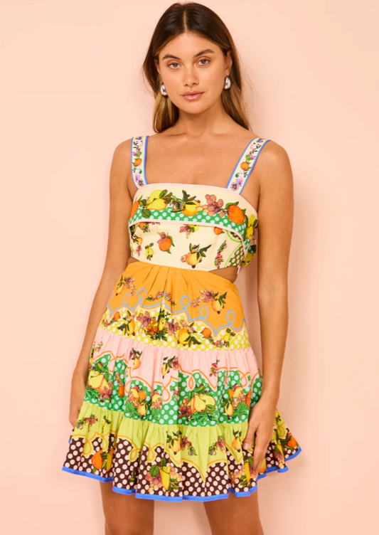 Lemonis Cut Out Mini Dress Size 8,10,12