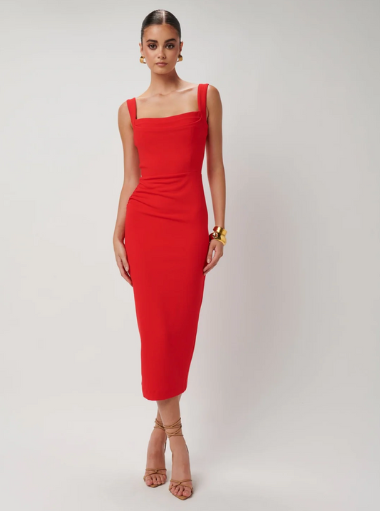 Marbella Dress Red Size 8,12