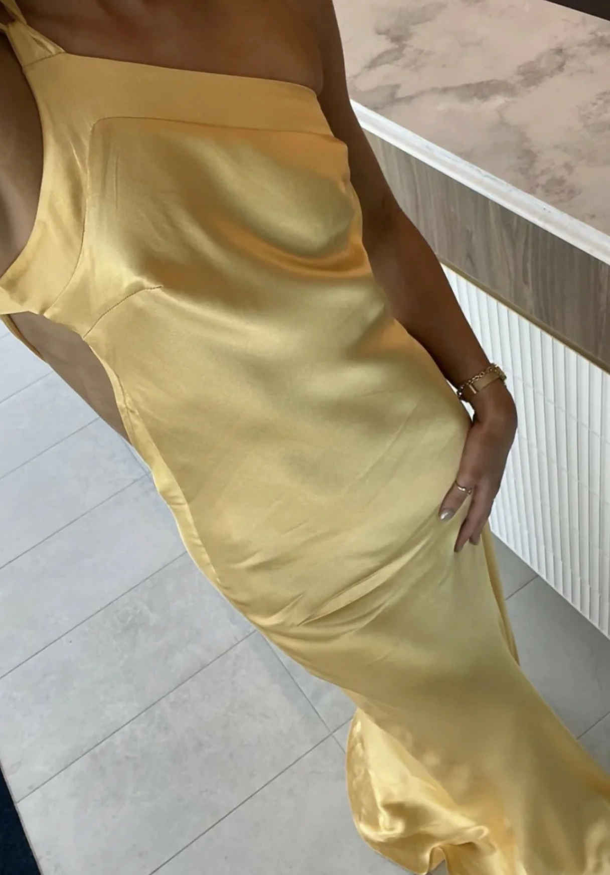 Monique Dress Yellow Size 8