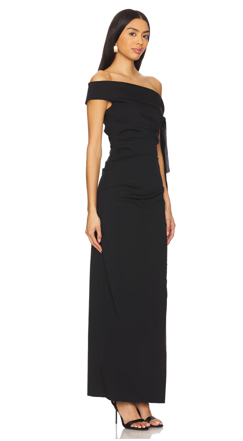 SIR The Label Dahlia Gown Black Size 10,12