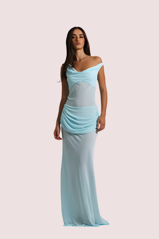 Natalie Rolt Cadence Gown in Blue Size 8
