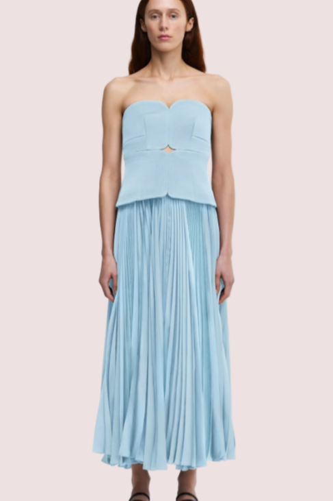 Acler Avonlea Midi Blue Hire