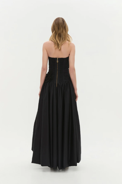 Aje Splendour Flower Gown Black Size 8