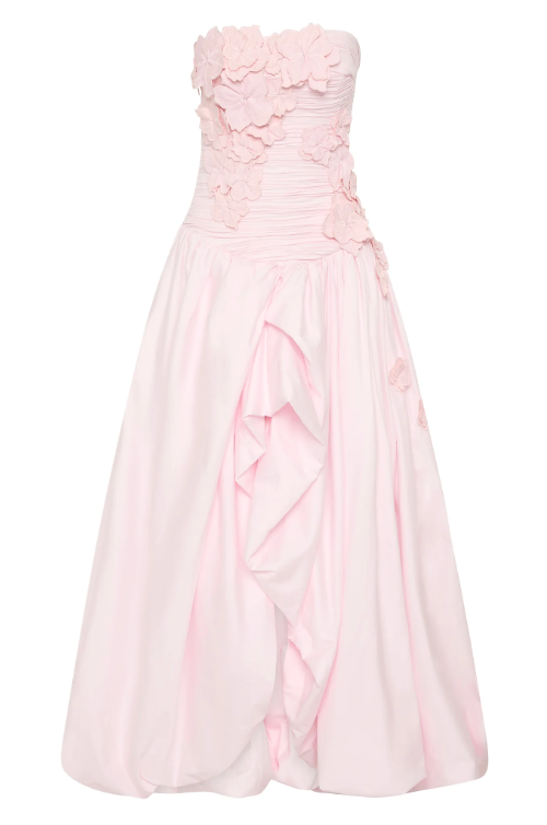 Aje Splendour Flower Gown Pink Size 10