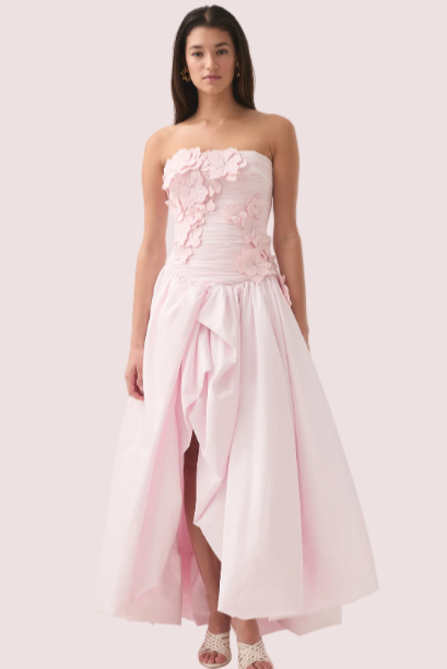 Aje Splendour Flower Gown Pink Size 10