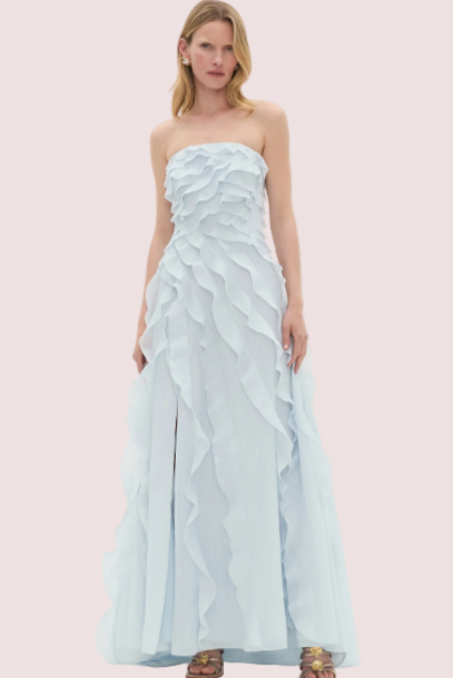 Aje Allairie Gown - Pastel Blue Size 10