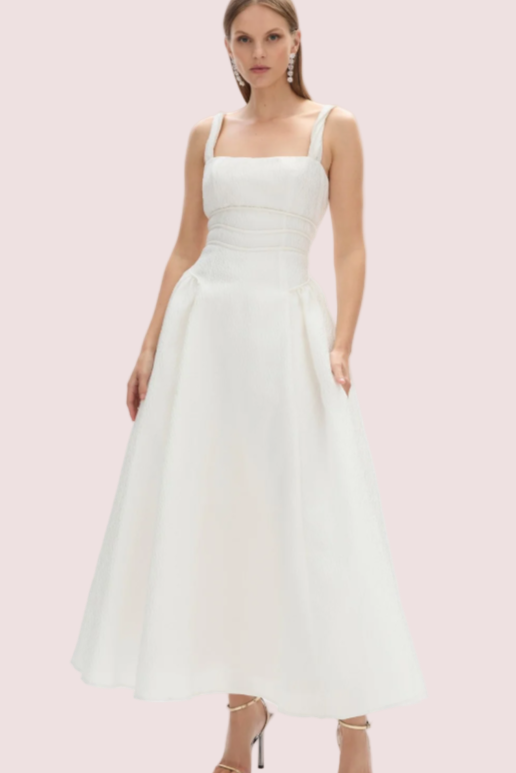 Rachel Gilbert Sophie Strap White Size 10