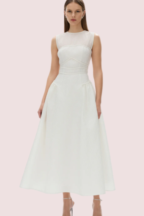Rachel Gilbert Sophie White Size 10