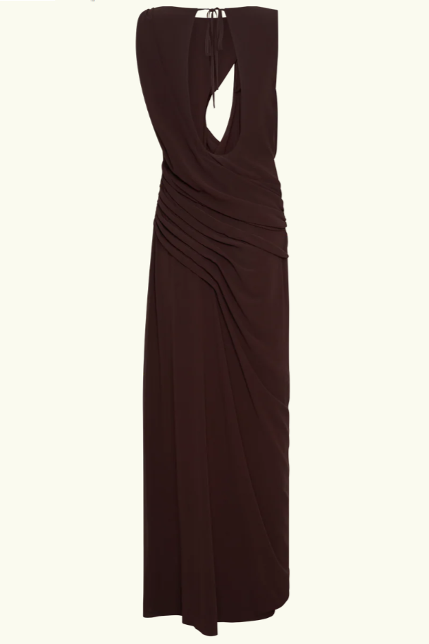 Meshki Oria Gown - Coco Brown Size 6, 8