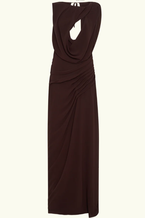Meshki Oria Gown - Coco Brown Size 6, 8