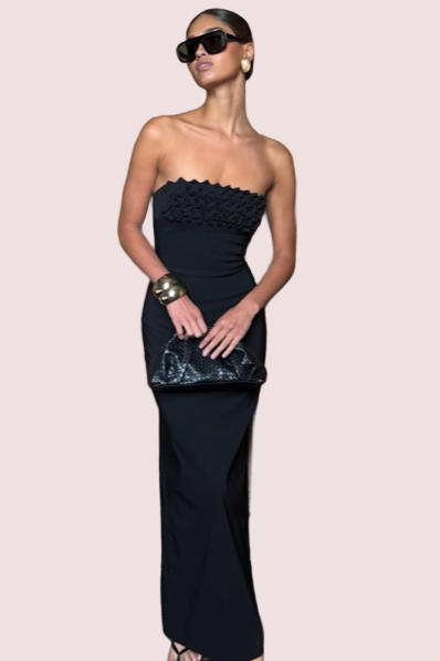 Ance Gria Margot Maxi Dress Black Size 10