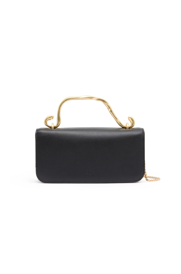 Aje Alessia Flower Clutch Bag Black Size One Size