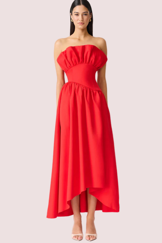 Elliatt Laurel Sleeveless Dress - Red Size 8,10,12,14