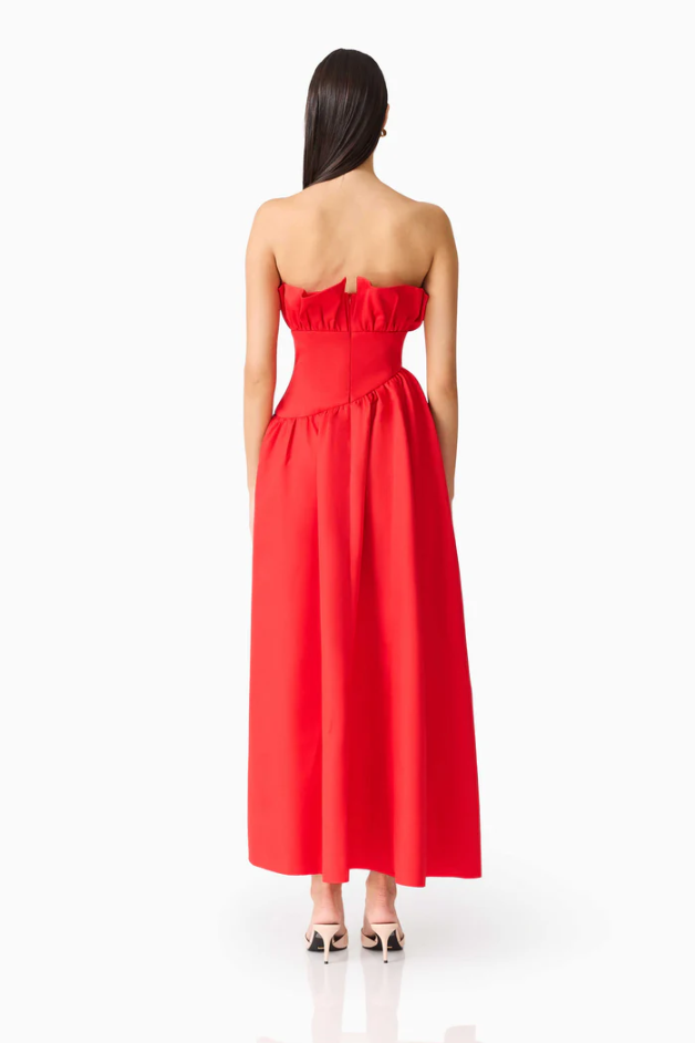 Elliatt Laurel Sleeveless Dress - Red Size 8,10,12,14