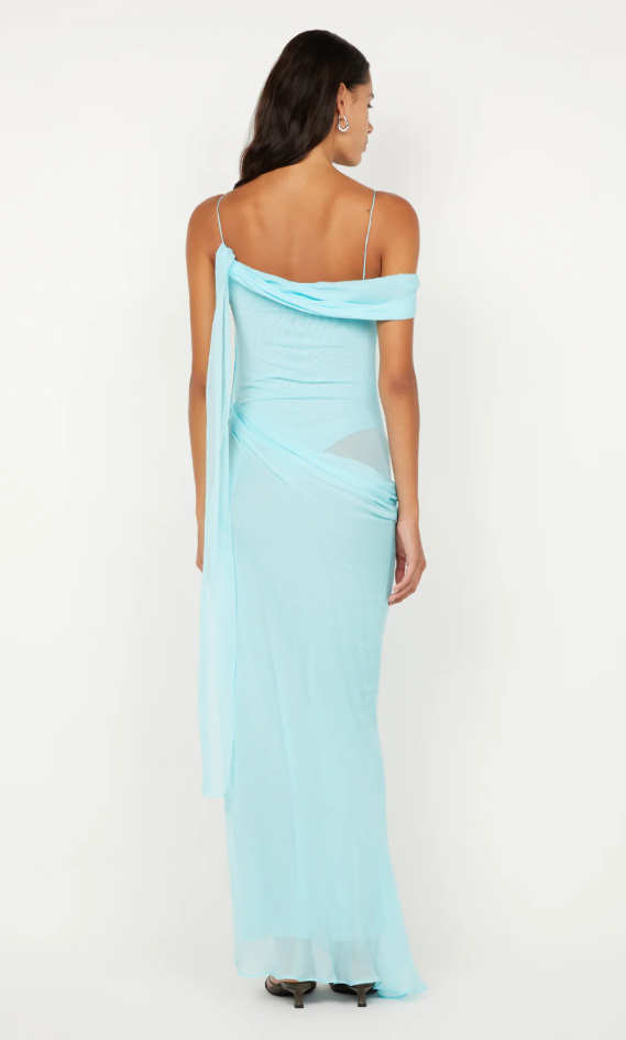 Bec & Bridge Dance Asym Dress Blue Size 8,10