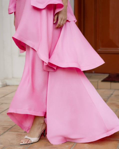 Elliatt Tilly Tiered Maxi Pink Size 6,8,10
