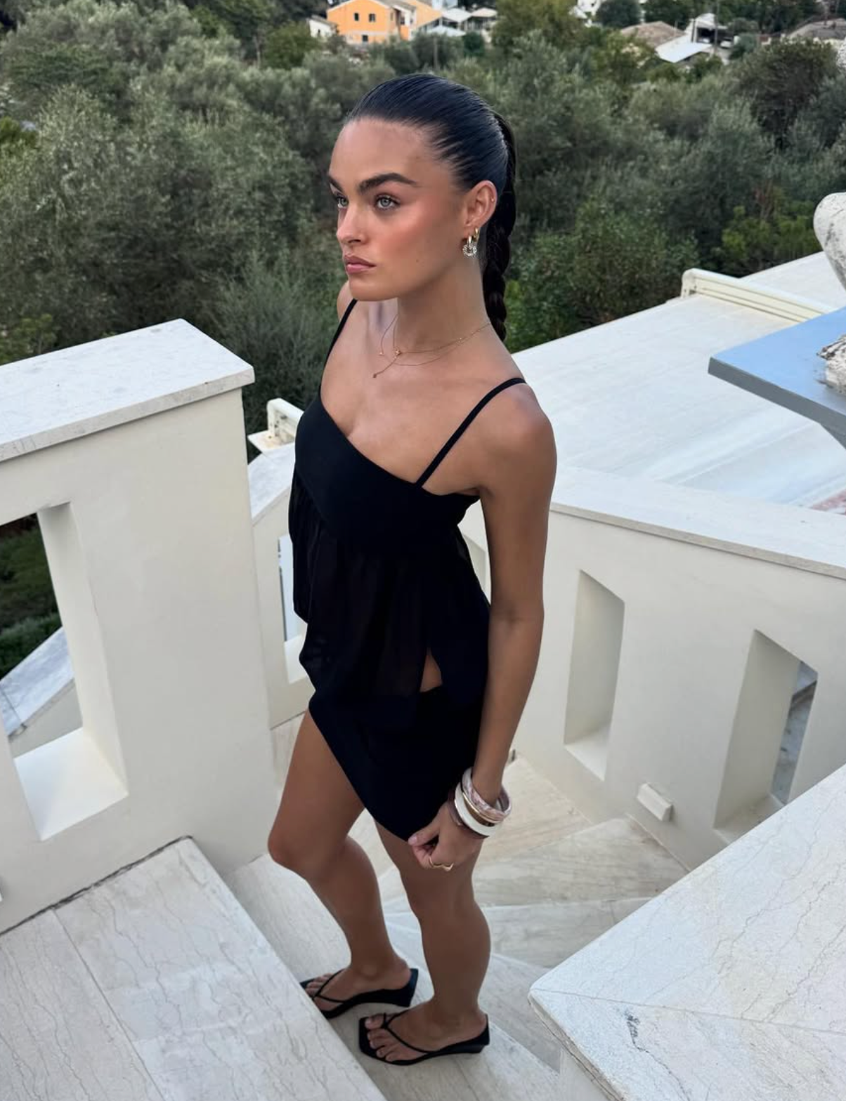 Ance Gria Romeo Mini Dress Black Size 8,10