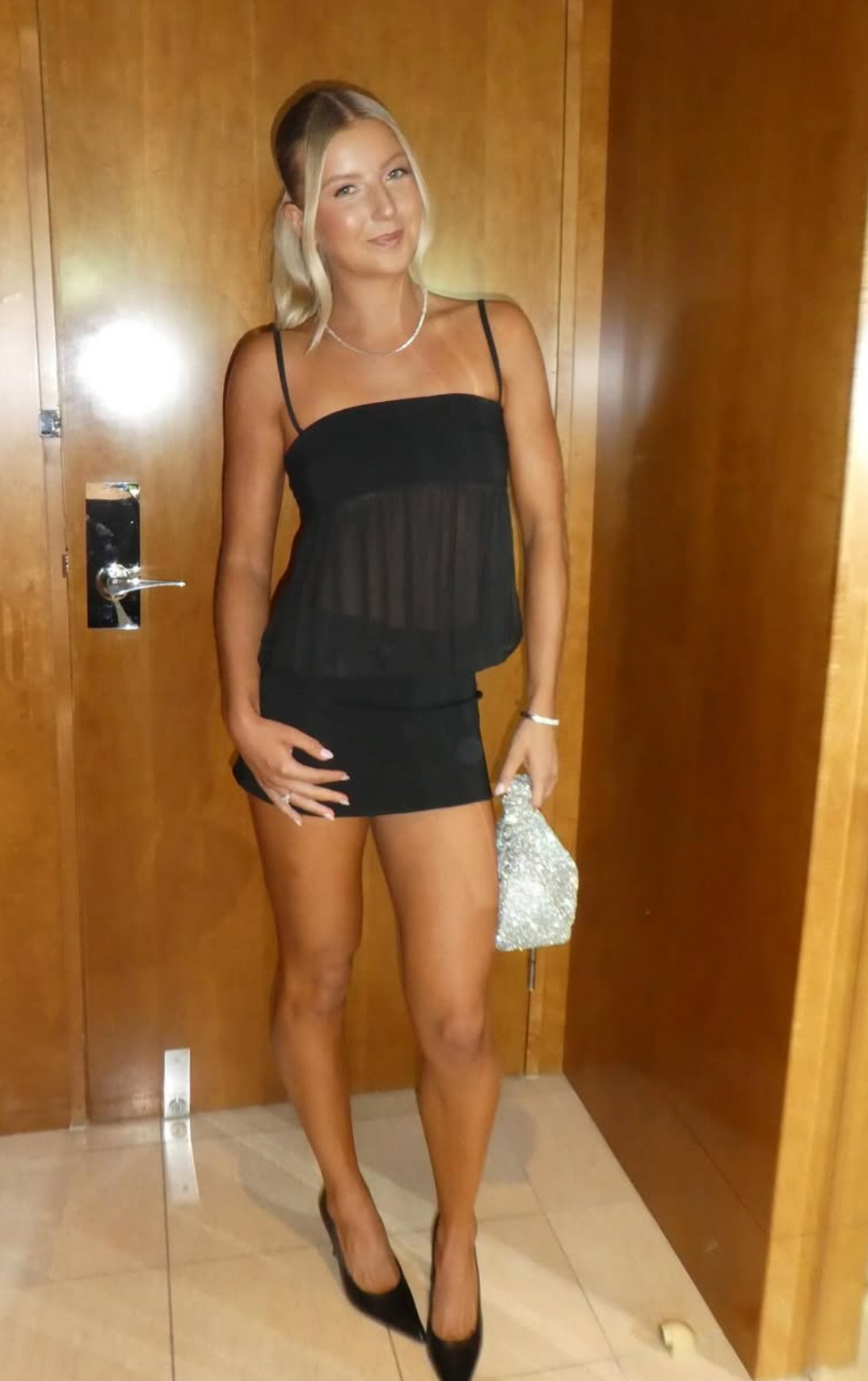 Ance Gria Romeo Mini Dress Black Size 8,10